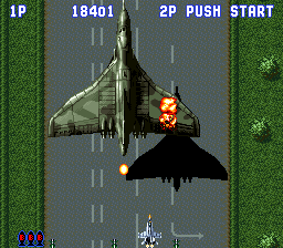 Sonic Wings screenshot 2 for Super Famicom
